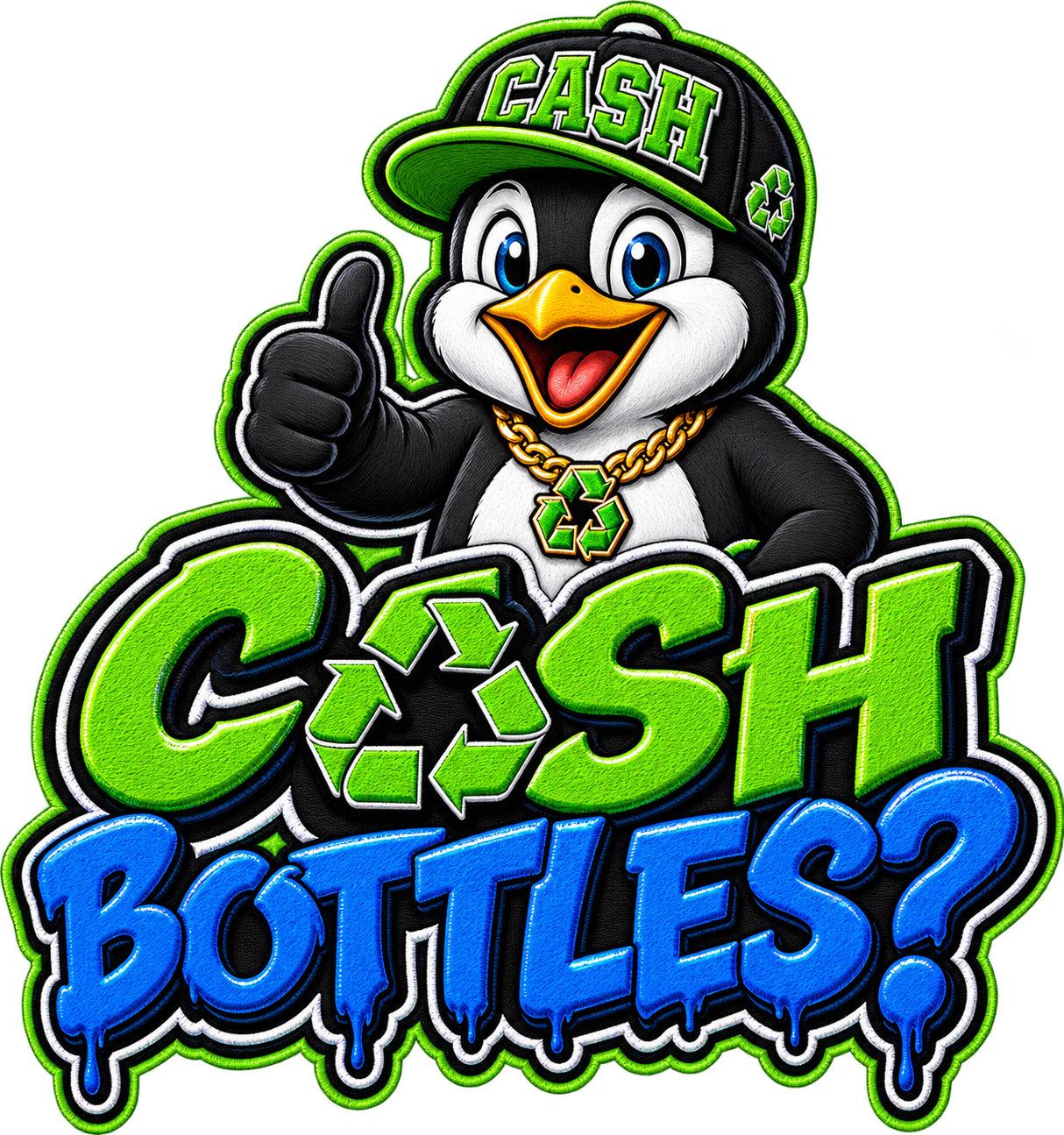 Got Bottles cash mascot